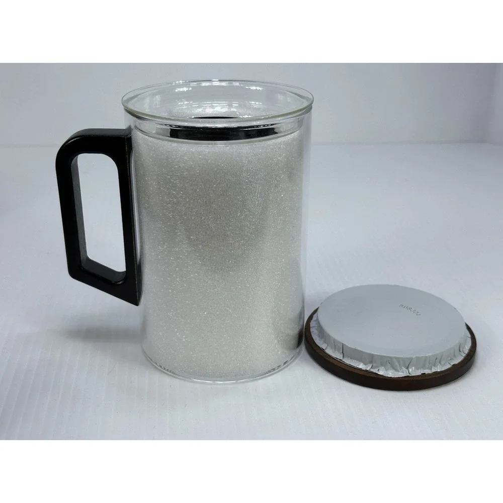 New UNBREAKABLE BRAND BOROSILICATE GLASS Tea Infuser‎ Mug Removable Strainer